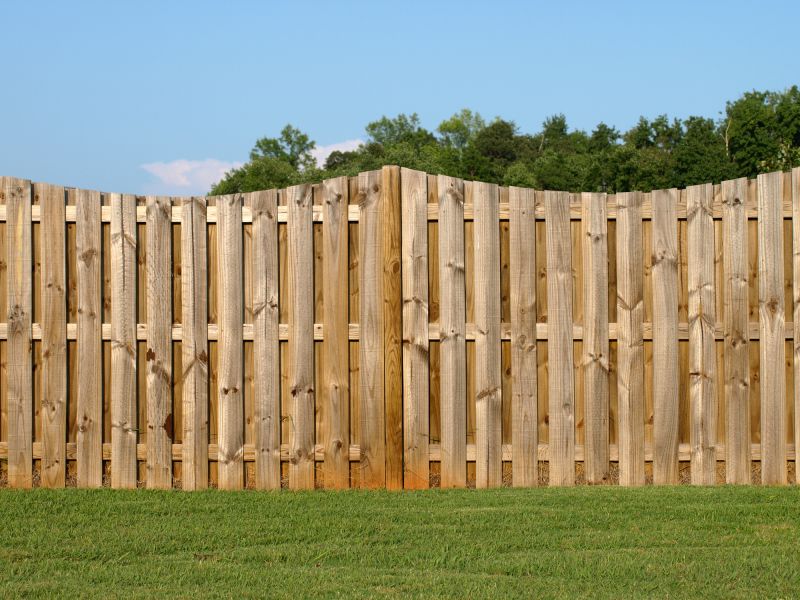 Plank Fence Installation in Sacramento, CA